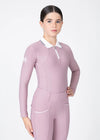 YR Concept Long Sleeve Polo Shirt (Mauve) by Maximilian Equestrian at  Try A Bit
