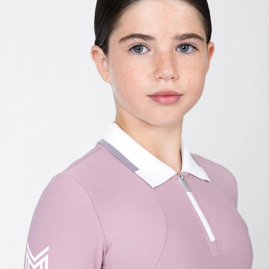 YR Concept Long Sleeve Polo Shirt (Mauve) by Maximilian Equestrian at  Try A Bit