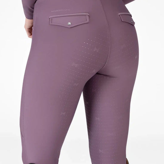 Maximilian Equestrian Pro Riding Leggings Plum by Maximilian Equestrian at  Try a Bit