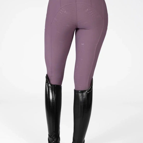 Maximilian Equestrian Outline Riding Leggings Plum by Maximilian Equestrian at  Try a Bit