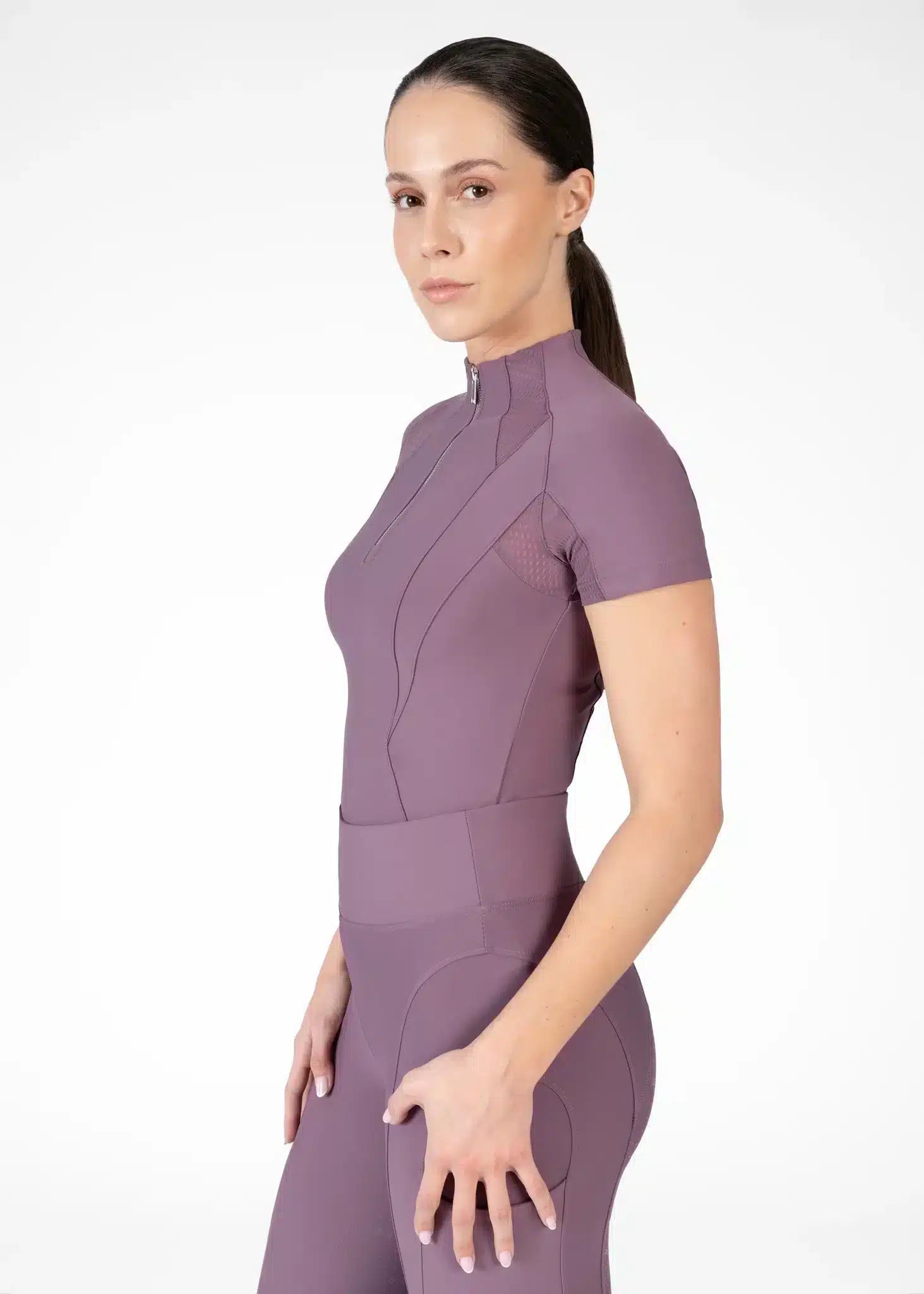 Maximilian Equestrian Frame Short Sleeve Base Layer - Performance Riding Top by Maximilian Equestrian at  Try a Bit