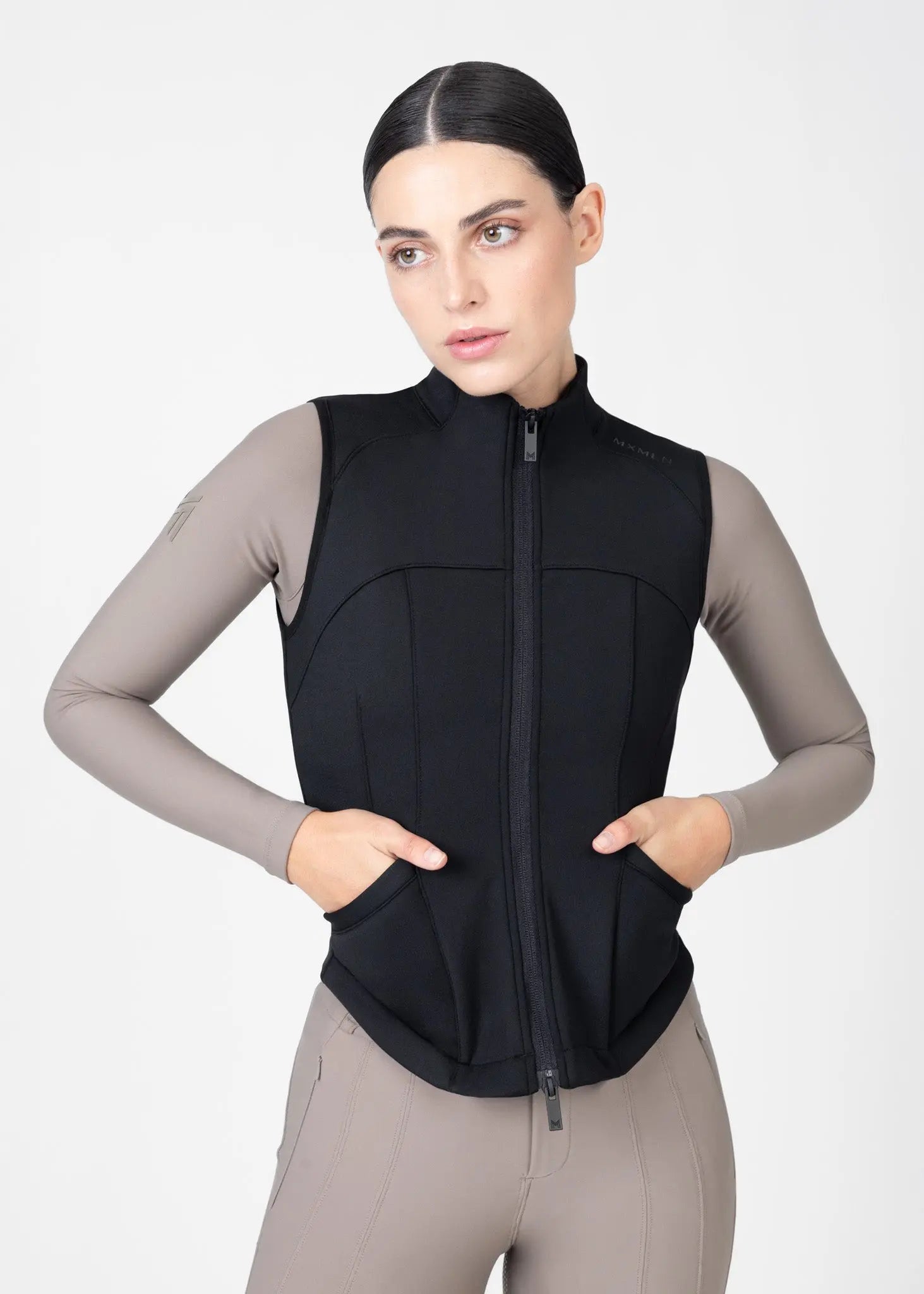 Fit Technical Vest (Black) by Maximilian Equestrian at  Try A Bit