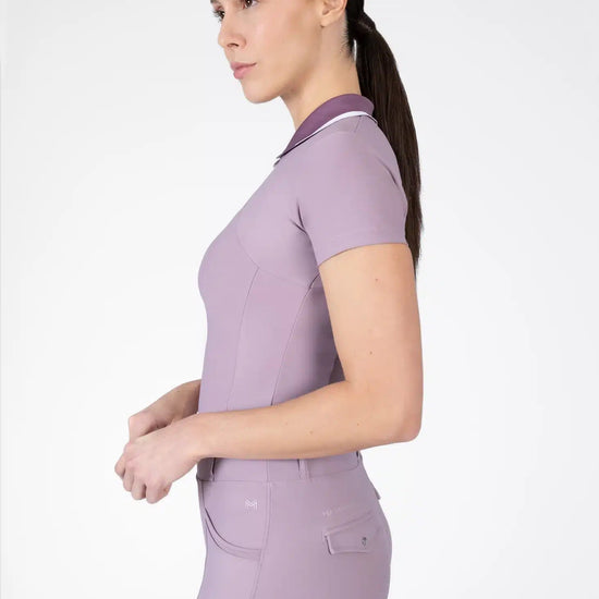 Maximilian Equestrian Concept Short Sleeve Polo Shirt — Performance Riding Tee by Maximilian Equestrian at  Try a Bit