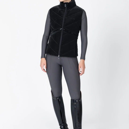 Astro Puffer Vest (Black) by Maximilian Equestrian at  Try A Bit