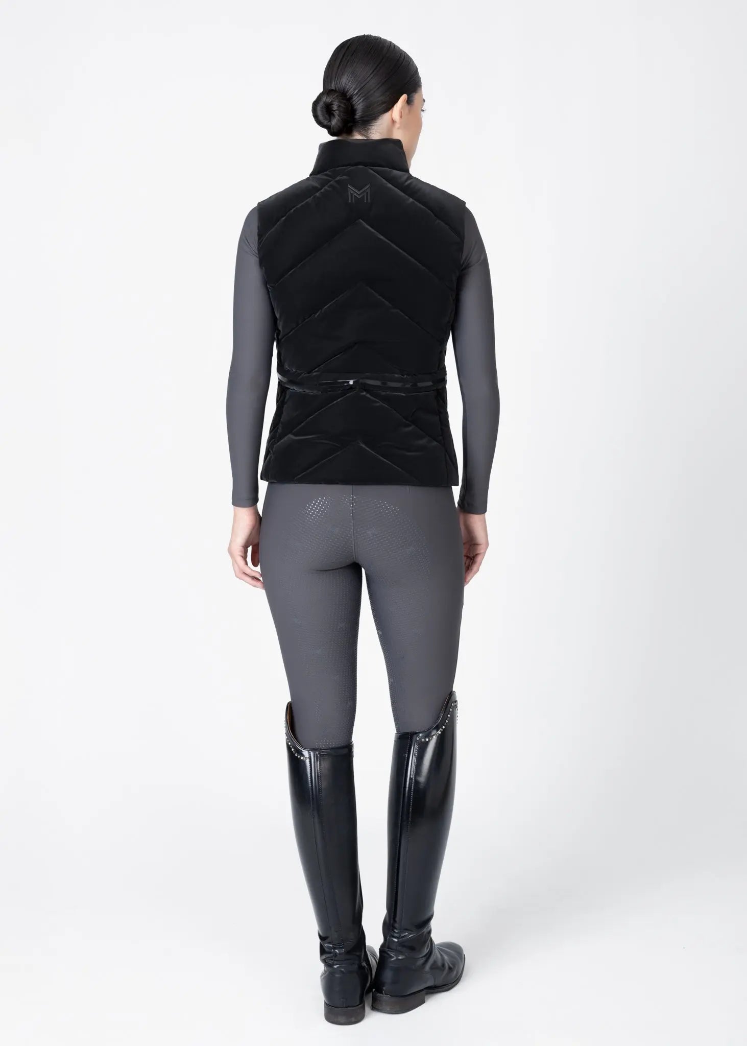 Astro Puffer Vest (Black) by Maximilian Equestrian at  Try A Bit