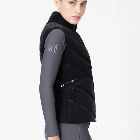 Astro Puffer Vest (Black) by Maximilian Equestrian at  Try A Bit