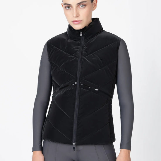 Astro Puffer Vest (Black) by Maximilian Equestrian at  Try A Bit
