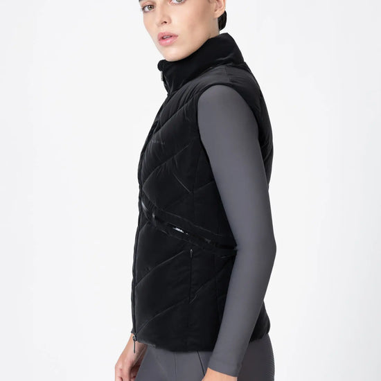 Astro Puffer Vest (Black) by Maximilian Equestrian at  Try A Bit