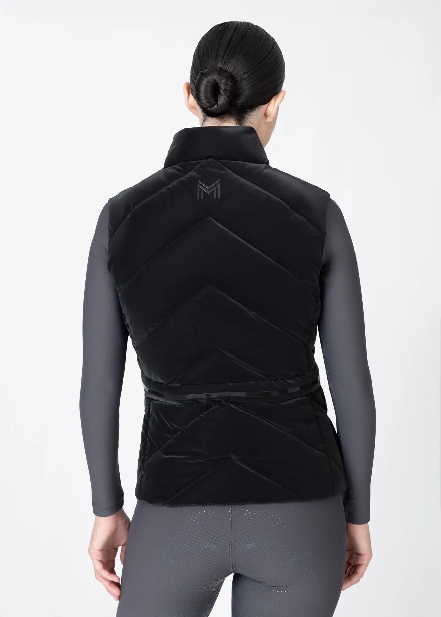 Astro Puffer Vest (Black) by Maximilian Equestrian at  Try A Bit