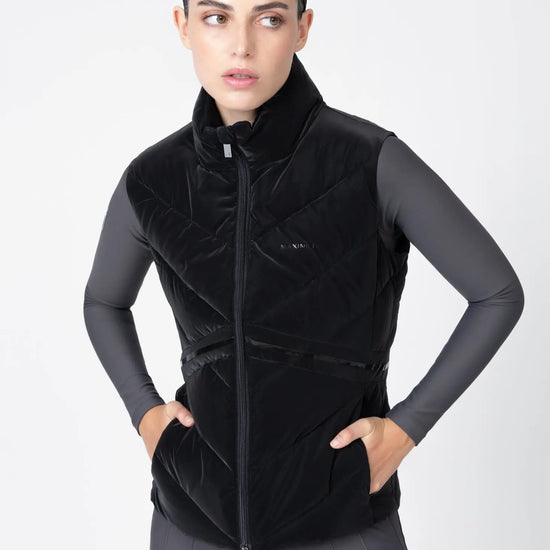 Astro Puffer Vest (Black) by Maximilian Equestrian at  Try A Bit
