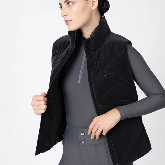 Astro Puffer Vest (Black) by Maximilian Equestrian at  Try A Bit