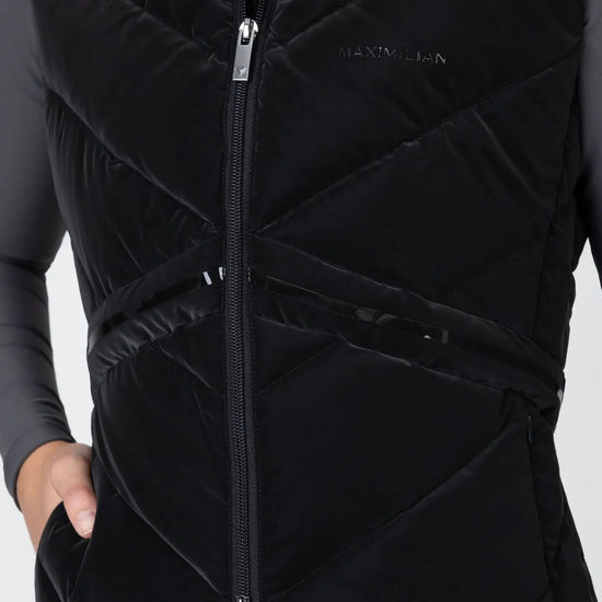 Astro Puffer Vest (Black) by Maximilian Equestrian at  Try A Bit