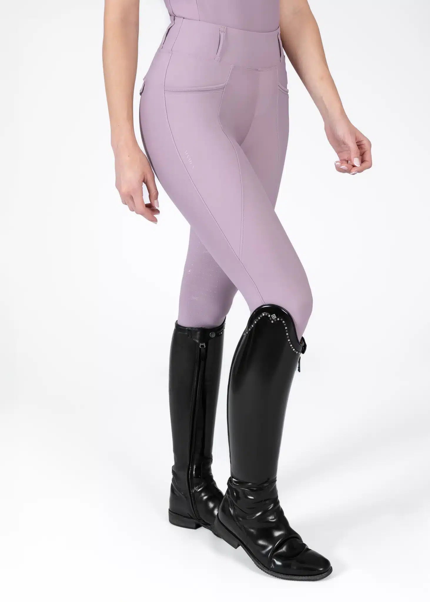 Maximilian Equestrian Pro Riding Leggings Orchid by Maximilian Equestrian at  Try a Bit