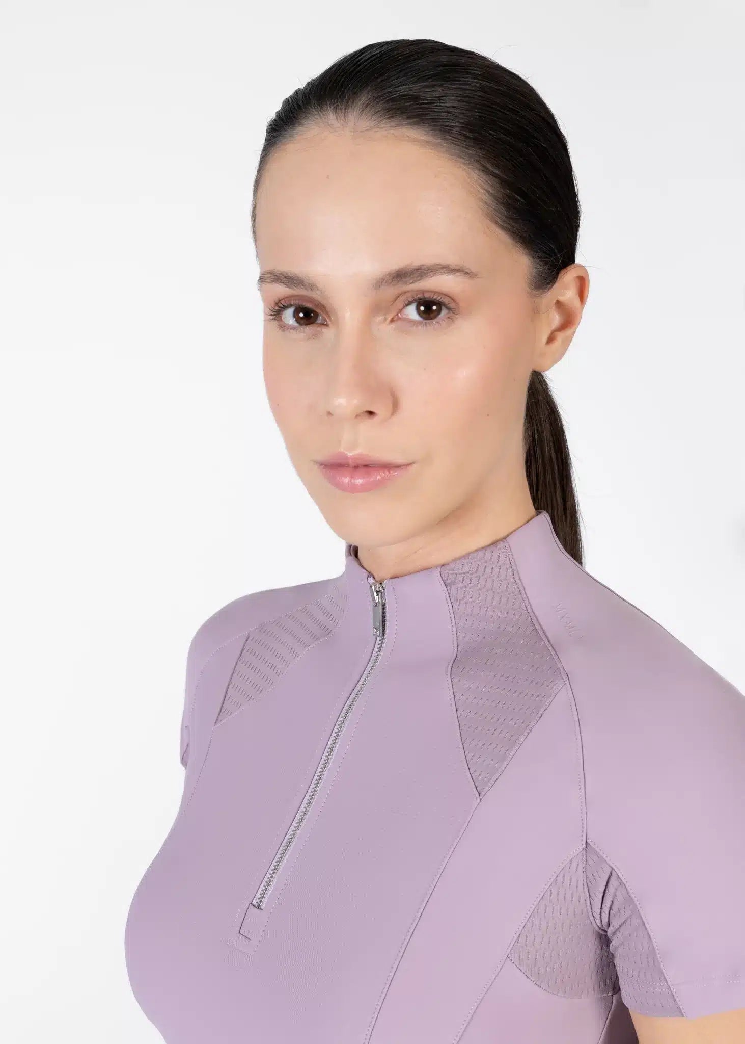Maximilian Equestrian Frame Short Sleeve Base Layer - Performance Riding Top by Maximilian Equestrian at  Try a Bit