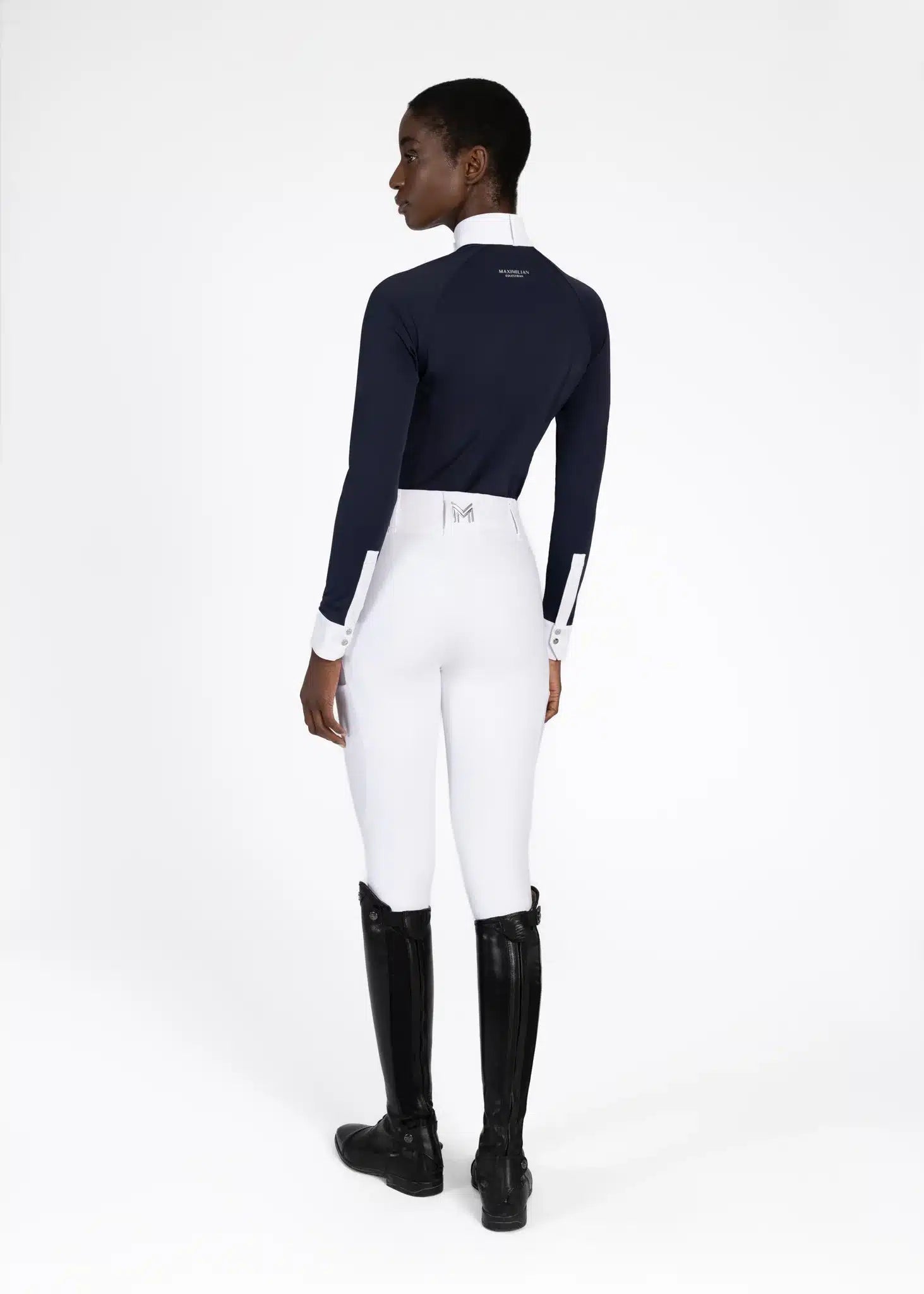 Maximilian Equestrian Aero Breeches (White/Silver) by Maximilian Equestrian at  Try a Bit