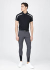 Court Polo Shirt (Black/Grey) by Maximilian Equestrian at  Try A Bit