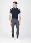 Court Polo Shirt (Navy/Grey)