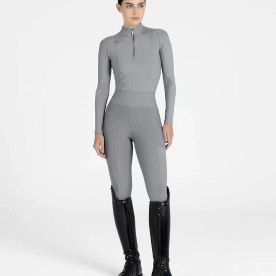 Maximilian Equestrian Frame Long Sleeve Base Layer Performance Riding Top by Maximilian Equestrian at  Try a Bit
