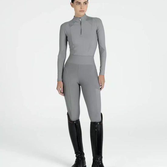 Maximilian Equestrian Outline Riding Leggings Titanium by Maximilian Equestrian at  Try a Bit