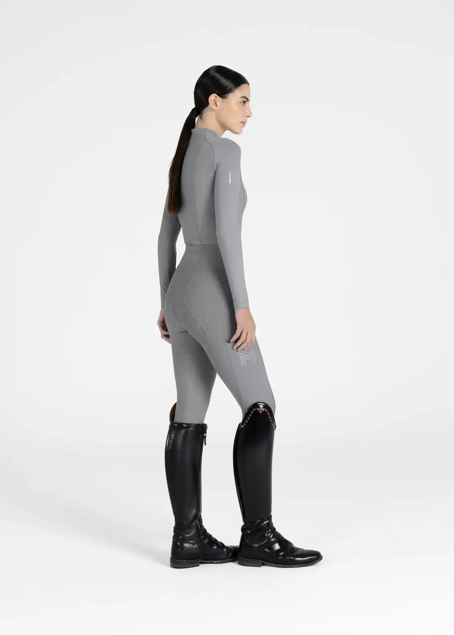 Maximilian Equestrian Frame Long Sleeve Base Layer Performance Riding Top by Maximilian Equestrian at  Try a Bit