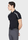 Court Polo Shirt (Black/Grey) by Maximilian Equestrian at  Try A Bit