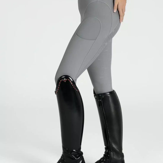 Maximilian Equestrian Outline Riding Leggings Titanium by Maximilian Equestrian at  Try a Bit