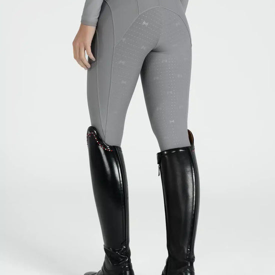 Maximilian Equestrian Outline Riding Leggings Titanium by Maximilian Equestrian at  Try a Bit