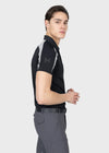Court Polo Shirt (Black/Grey) by Maximilian Equestrian at  Try A Bit