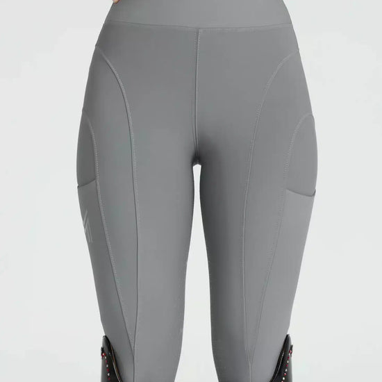 Maximilian Equestrian Outline Riding Leggings Titanium by Maximilian Equestrian at  Try a Bit