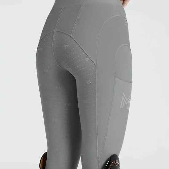 Maximilian Equestrian Outline Riding Leggings Titanium by Maximilian Equestrian at  Try a Bit