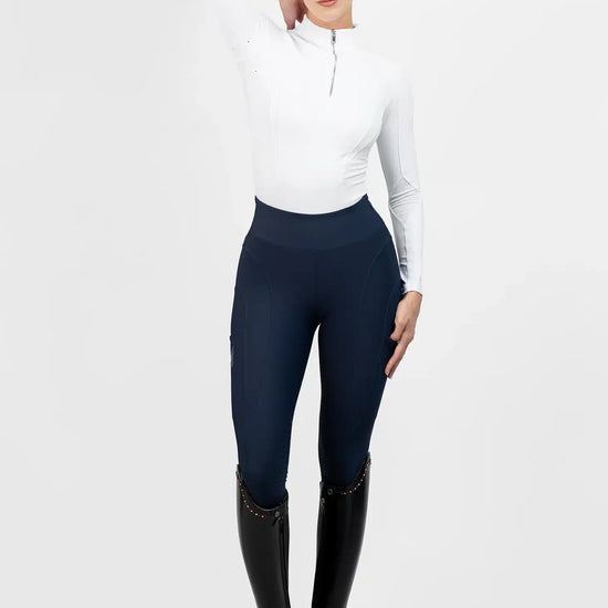 Maximilian Equestrian Frame Long Sleeve Base Layer Performance Riding Top by Maximilian Equestrian at  Try a Bit