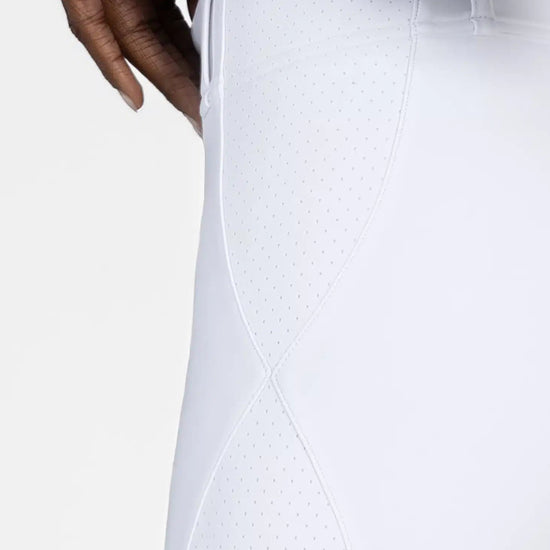 Maximilian Equestrian Aero Breeches (White/Silver) by Maximilian Equestrian at  Try a Bit