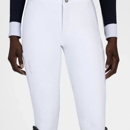 Maximilian Equestrian Aero Breeches (White/Silver) by Maximilian Equestrian at  Try a Bit