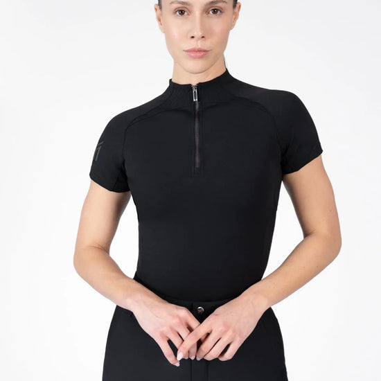 Aero Short Sleeve Base Layer (Black) by Maximilian Equestrian at  Try A Bit