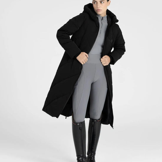 Global Puffer Jacket (Black) by Maximilian Equestrian at  Try A Bit