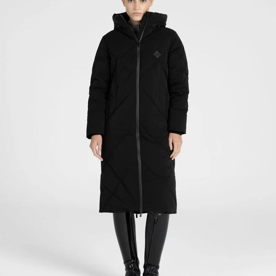 Global Puffer Jacket (Black) by Maximilian Equestrian at  Try A Bit