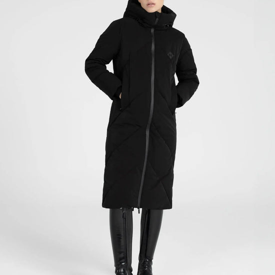 Global Puffer Jacket (Black) by Maximilian Equestrian at  Try A Bit