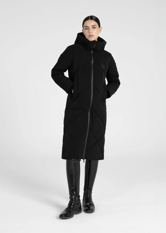 Global Puffer Jacket (Black) by Maximilian Equestrian at  Try A Bit