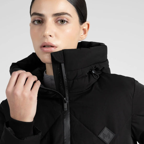 Global Puffer Jacket (Black) by Maximilian Equestrian at  Try A Bit