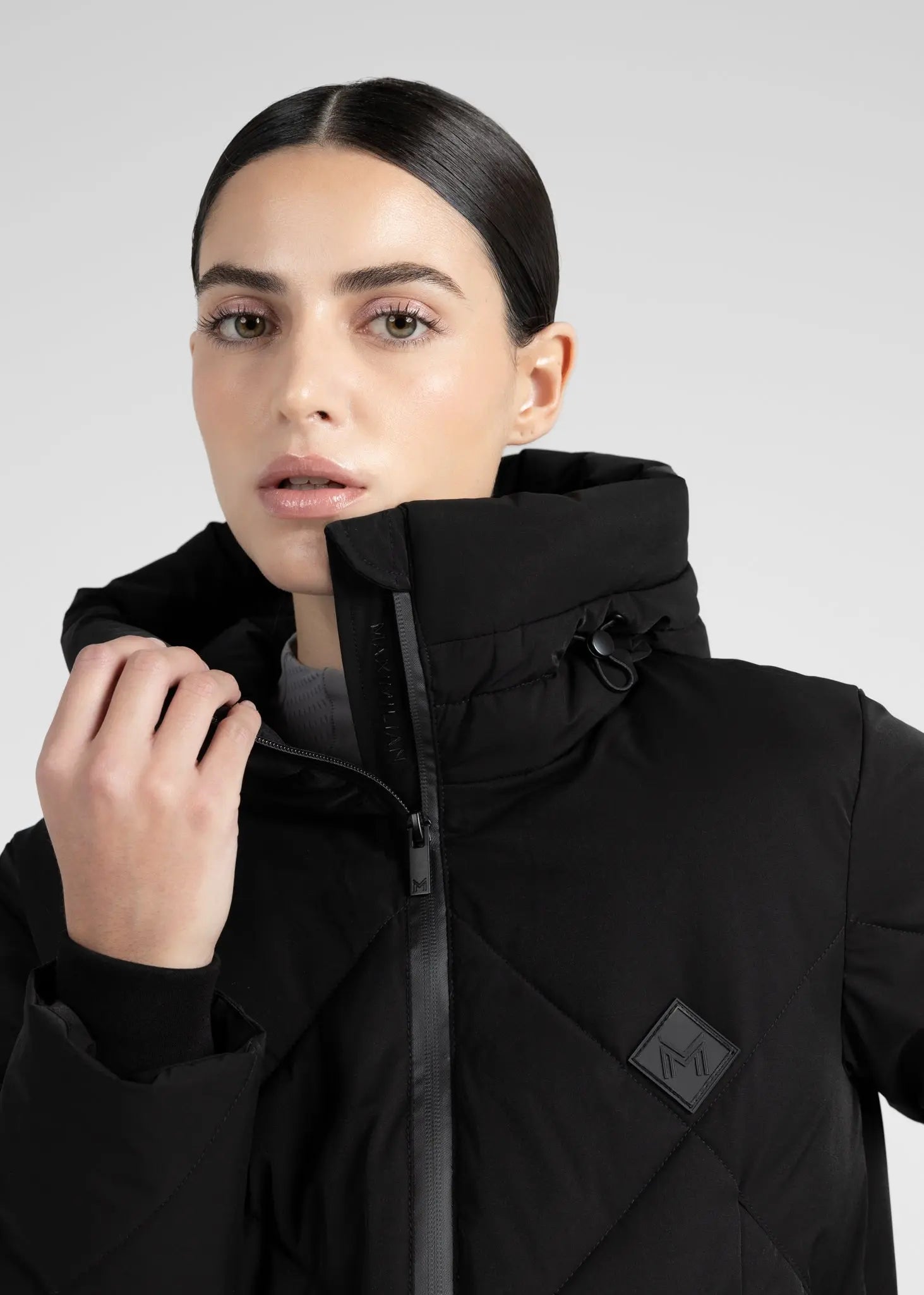 Global Puffer Jacket (Black) by Maximilian Equestrian at  Try A Bit