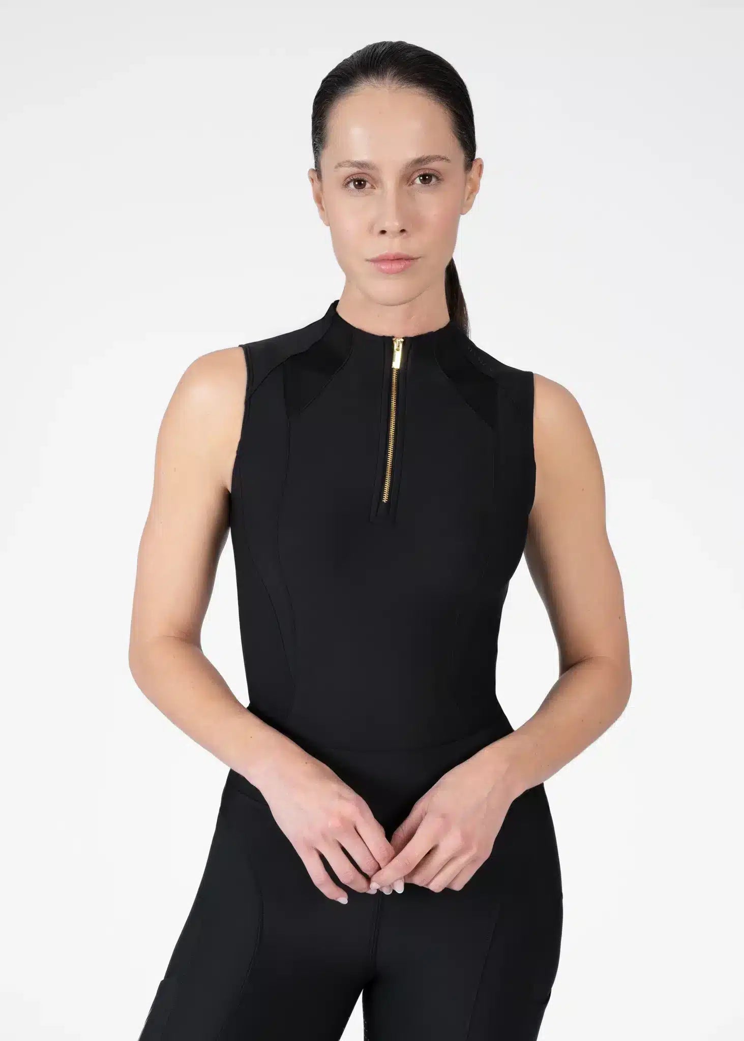 Maximilian Equestrian Frame Sleeveless Base Layer by Maximilian Equestrian at  Try a Bit