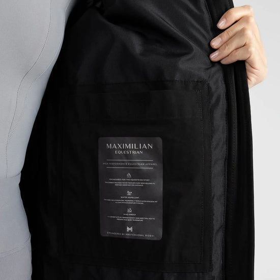 Global Puffer Jacket (Black) by Maximilian Equestrian at  Try A Bit