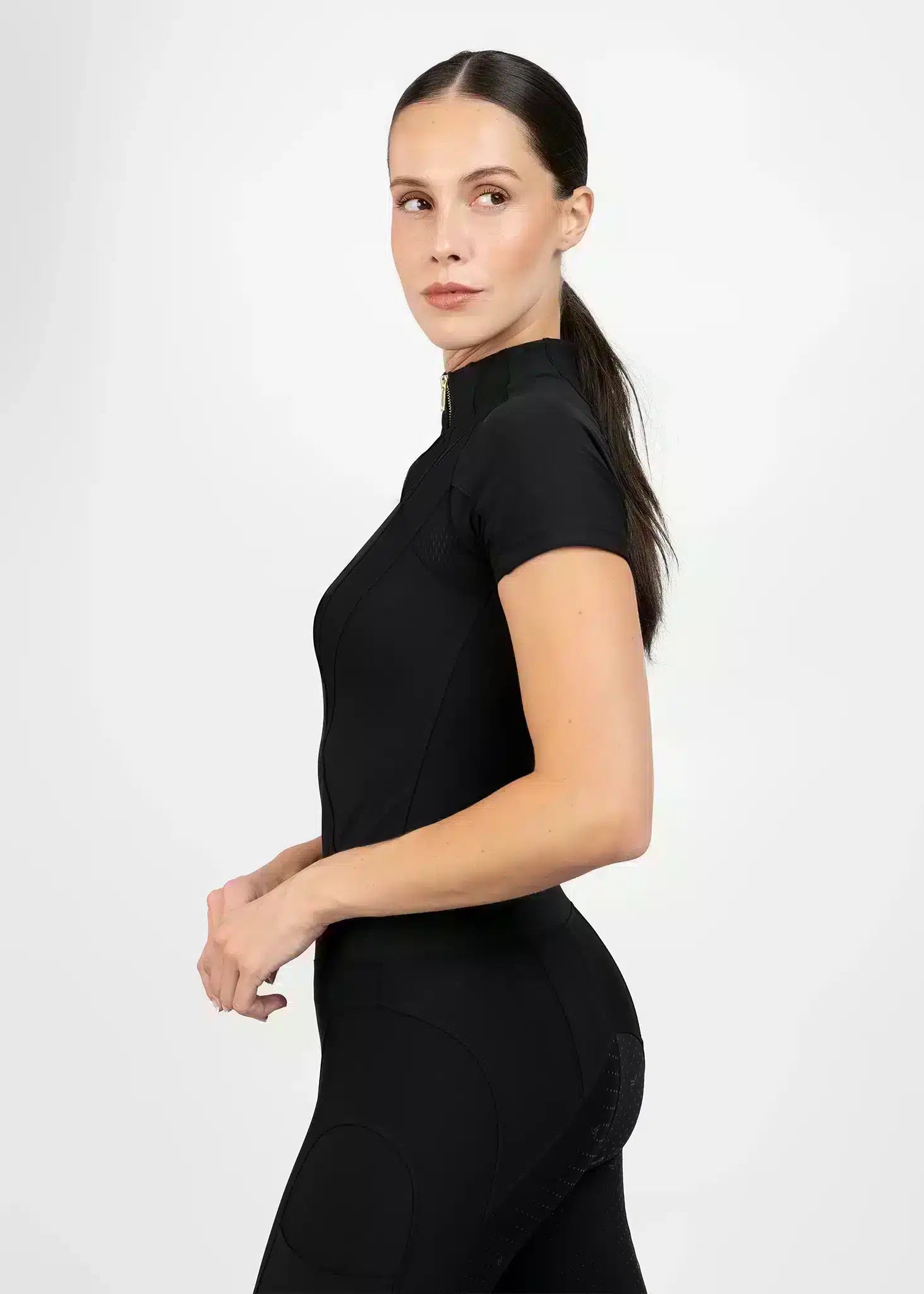 Maximilian Equestrian Frame Short Sleeve Base Layer - Performance Riding Top by Maximilian Equestrian at  Try a Bit