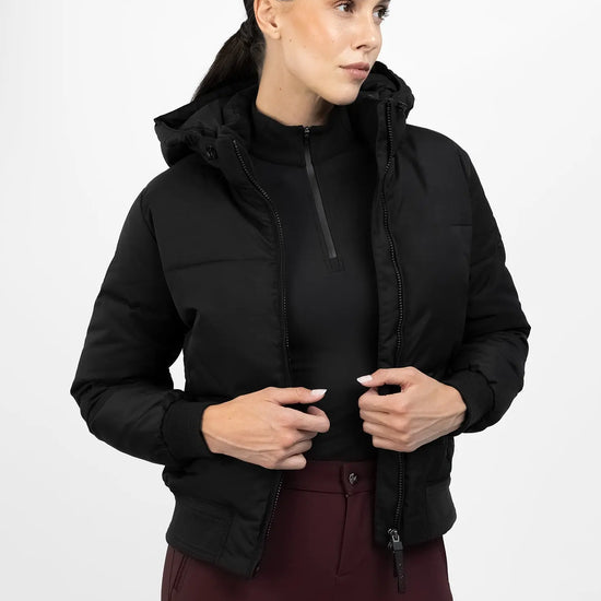 Stereo Puffer Jacket (Black) by Maximilian Equestrian at  Try A Bit