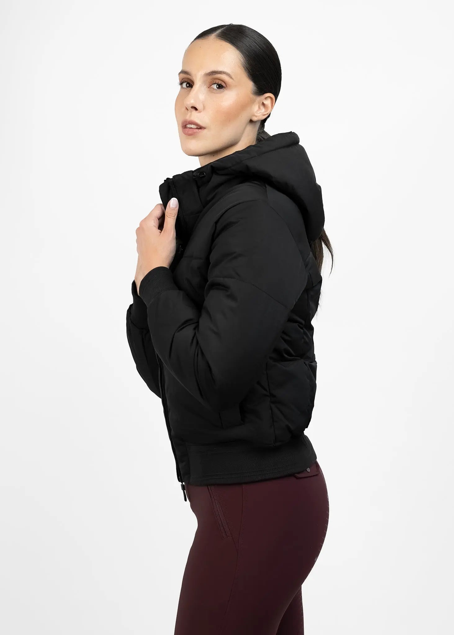 Stereo Puffer Jacket (Black) by Maximilian Equestrian at  Try A Bit