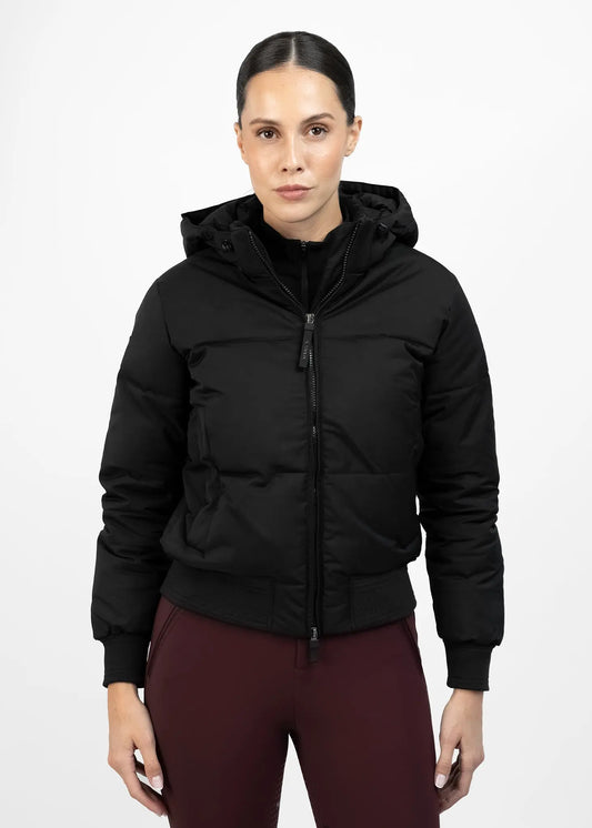 Stereo Puffer Jacket (Black) by Maximilian Equestrian at  Try A Bit
