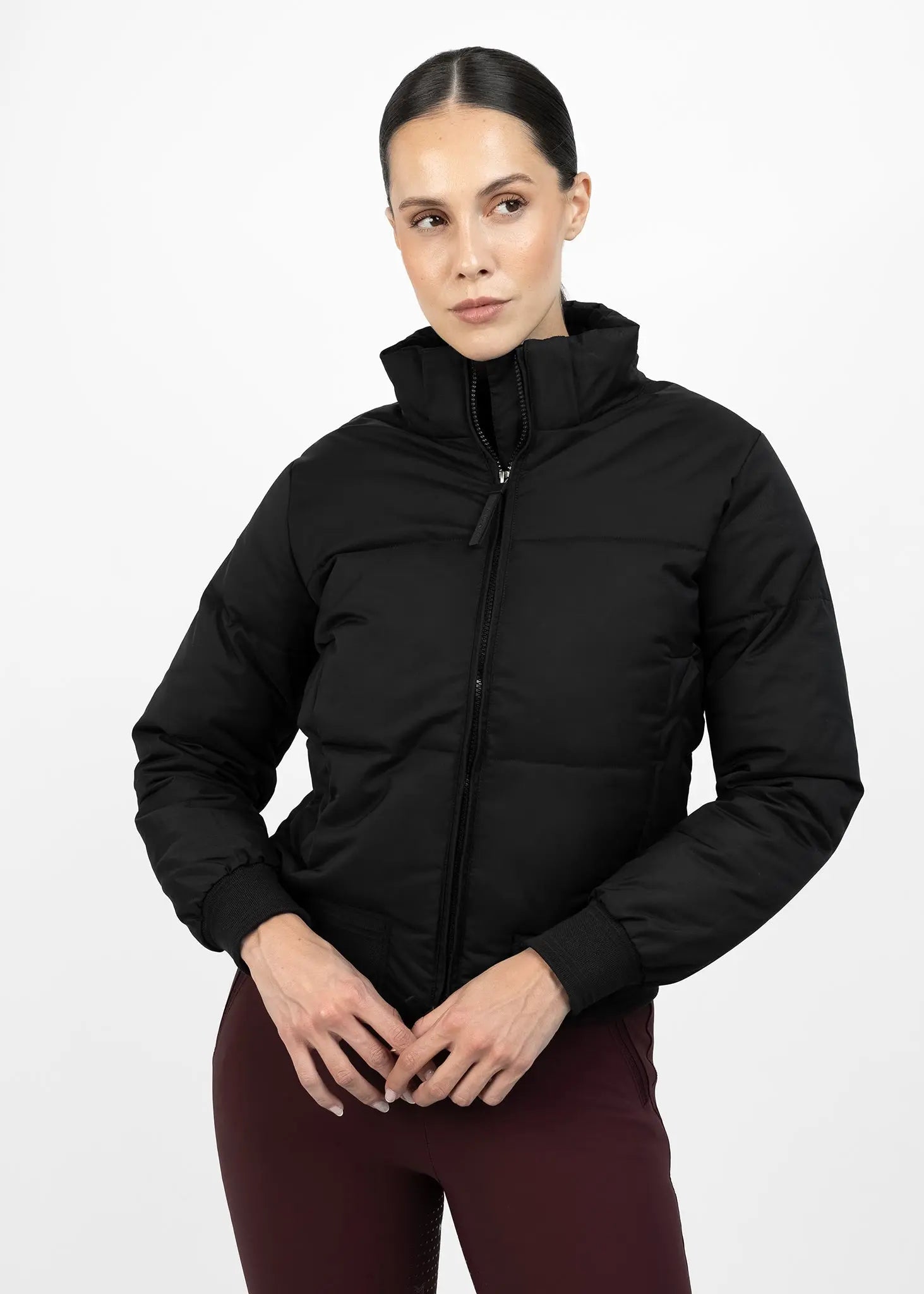 Stereo Puffer Jacket (Black) by Maximilian Equestrian at  Try A Bit