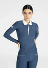 Maximilian Equestrian Concept Long Sleeve Polo Shirt (Sailor) by Maximilian Equestrian at  Try a Bit