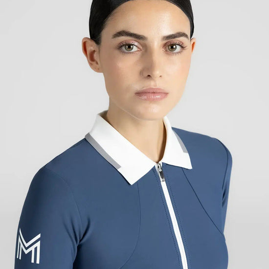 Maximilian Equestrian Concept Long Sleeve Polo Shirt (Sailor) by Maximilian Equestrian at  Try a Bit