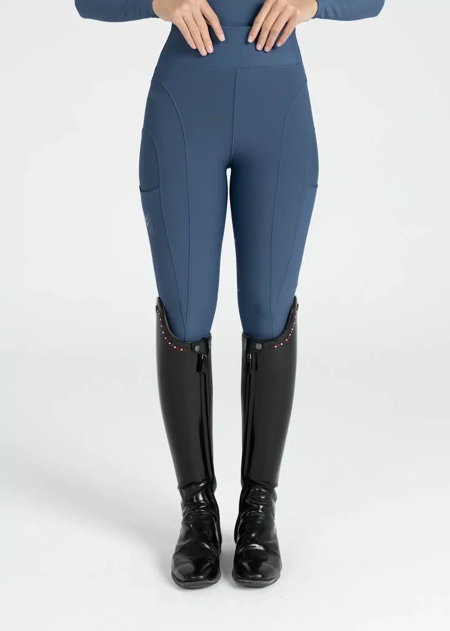 Maximilian Equestrian Outline Riding Leggings Sailor by Maximilian Equestrian at  Try a Bit